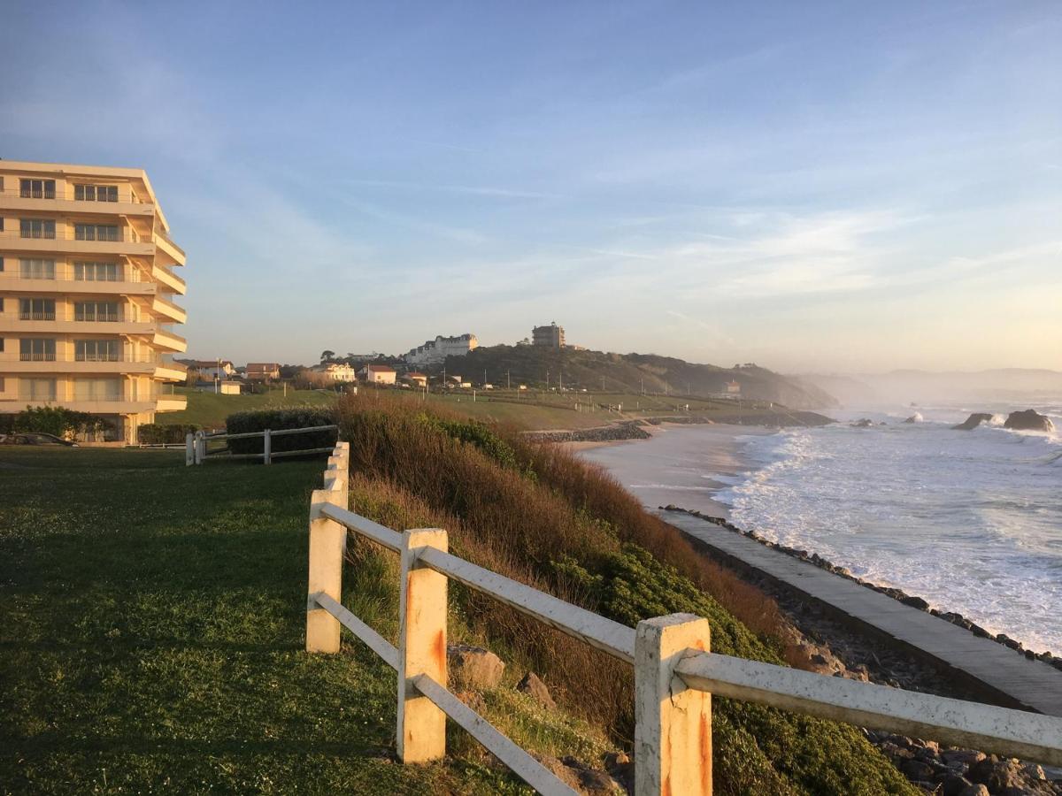 Studio Sur La Plage Vue Mer Piscine 비아히쯔 외부 사진